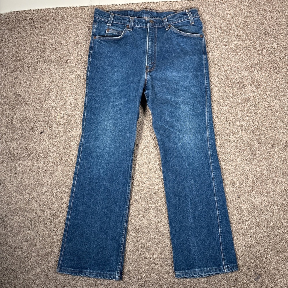 Vintage Levis 517 80s Orange Tab Mens 36x30 (Fits 34x28) Bootcut Jeans USA